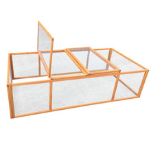 HORTUS kaninløbegård træ 180 x 90 x 48 cm